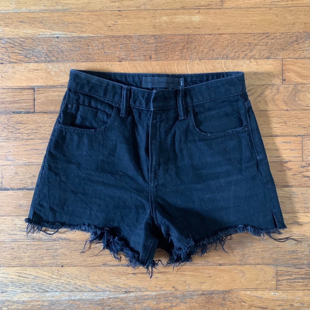 Alexander wang black shorts size 25